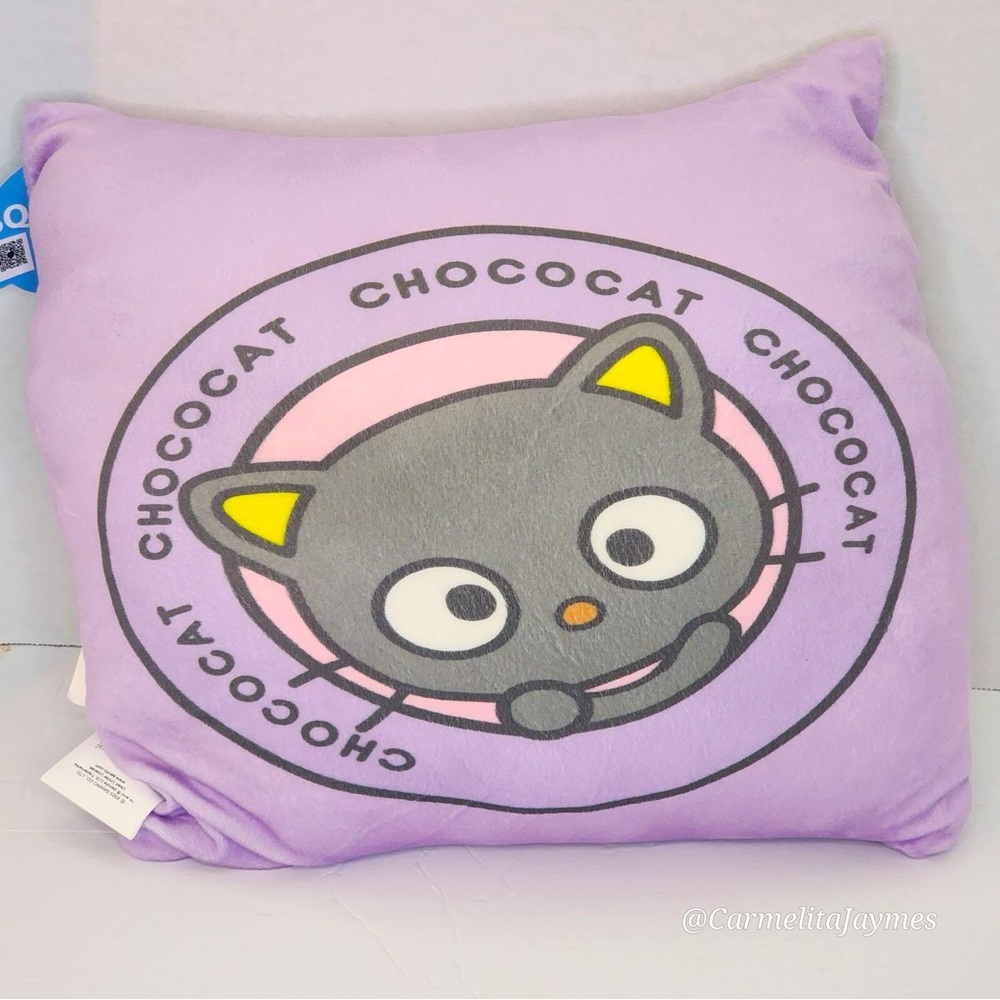 CHOCOCAT 🐈‍⬛ Sanrio Hello Kitty And Friends Character Travel Cloud Pillow NWT